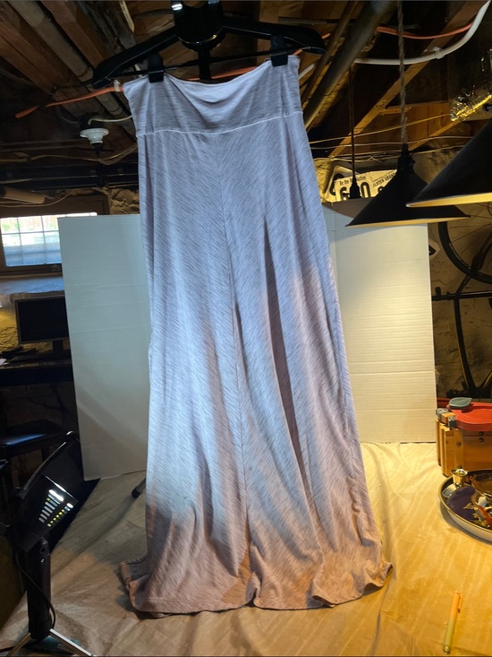 Columbia Sportswear Company Dresses & Skirts - Light Gray Maxi Skirt with Wide Waistband slit on side